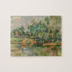 Riverbank van Paul Cezanne Puzzle Legpuzzel