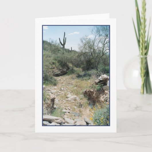 Riverbed Herdenking Wenskaart Kaart (Voorkant)