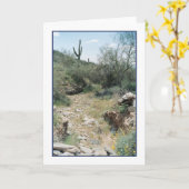 Riverbed Herdenking Wenskaart Kaart (Gele Bloem)