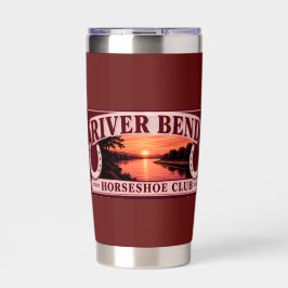 RiverBend HorseShoe Club Bekertje Geïsoleerde Drinkbeker