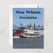 Riverboat in New Orleans Briefkaart (Voorkant / Achterkant)