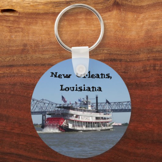 Riverboat in New Orleans Sleutelhanger (Voorkant)