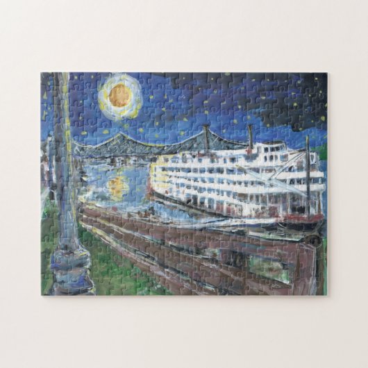 Riverboat Mississippi Queen Legpuzzel (Horizontaal)