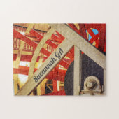 Riverboat Paddle Wheel Savannah Georgia Foto Legpuzzel (Horizontaal)