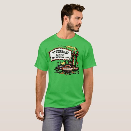 Riverboat Room - Sidewheeler Bar T-shirt (Voorkant volledig)