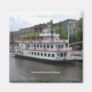 Riverboat Savannah Georgia Magneet