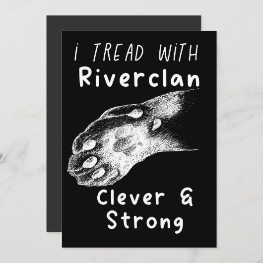 riverclan Pride-strijders Kaart (Voorkant / Achterkant)