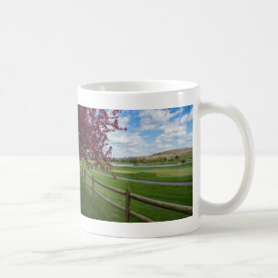 Rivercut in Spring Coffee Mok