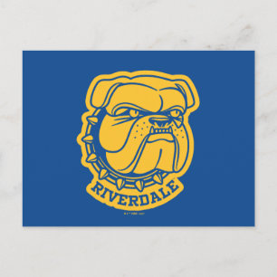 Riverdale Bulldog Head Briefkaart