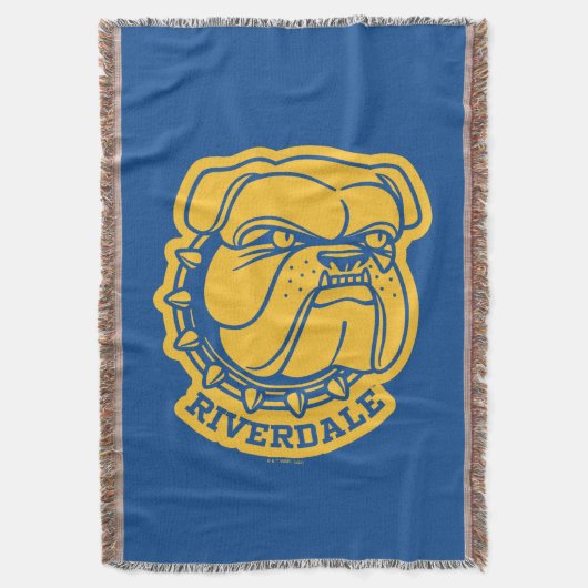 Riverdale Bulldog Head Deken (Voorkant Verticaal)