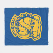 Riverdale Bulldog Head Fleece Deken (Voorkant (Horizontaal))