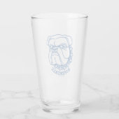 Riverdale Bulldog Head Glas (Achterkant)