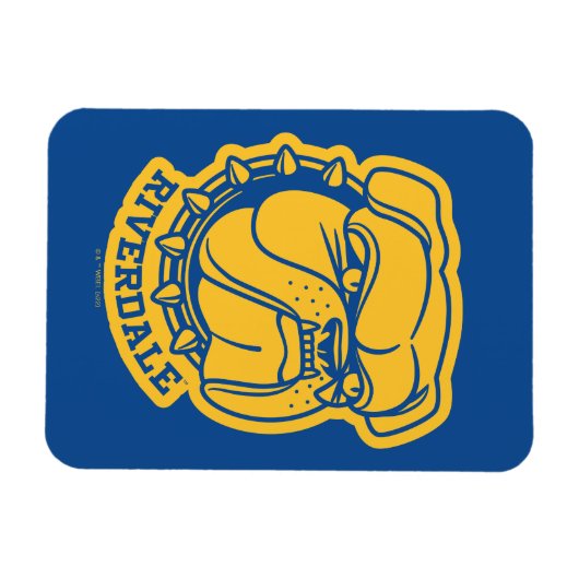 Riverdale Bulldog Head Magneet (Horizontaal)