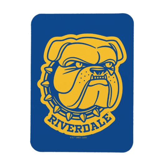 Riverdale Bulldog Head Magneet (Verticaal)