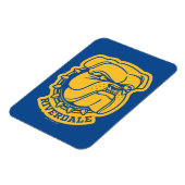 Riverdale Bulldog Head Magneet (Linkerzijde)