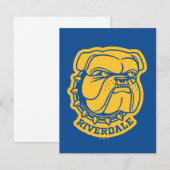 Riverdale Bulldog Head Notitiekaartje (Voorkant / Achterkant)