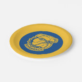 Riverdale Bulldog Head Papieren Bordje (Gekanteld)