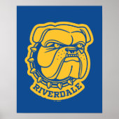 Riverdale Bulldog Head Poster (Voorkant)