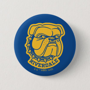 Riverdale Bulldog Head Ronde Button 5,7 Cm