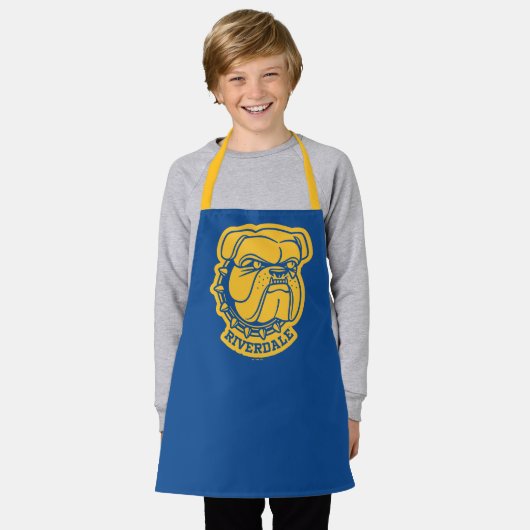 Riverdale Bulldog Head Schort (Gedragen)