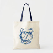 Riverdale Bulldog Head Tote Bag (Voorkant)
