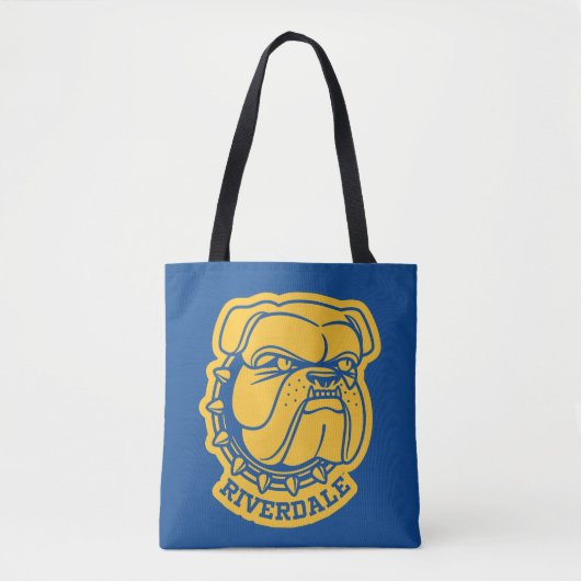 Riverdale Bulldog Head Tote Bag (Voorkant)