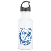 Riverdale Bulldog Head Waterfles (Voorkant)