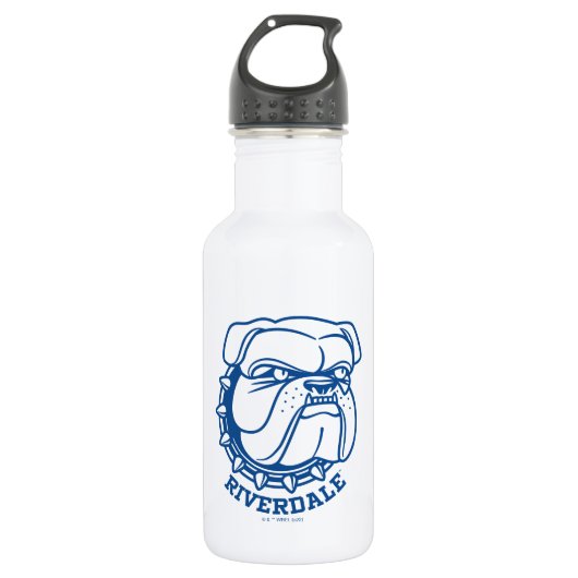 Riverdale Bulldog Head Waterfles (Voorkant)