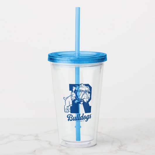 Riverdale Bulldogs Letterman Acryl Drinkbeker (Voorkant)