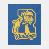 Riverdale Bulldogs Letterman Fleece Deken (Voorkant)