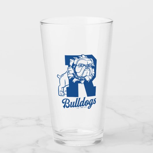Riverdale Bulldogs Letterman Glas (Voorkant)