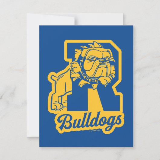 Riverdale Bulldogs Letterman Notitiekaartje (Voorkant)