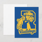 Riverdale Bulldogs Letterman Notitiekaartje (Voorkant / Achterkant)