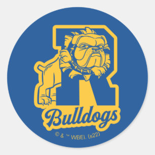 Riverdale Bulldogs Letterman Ronde Sticker