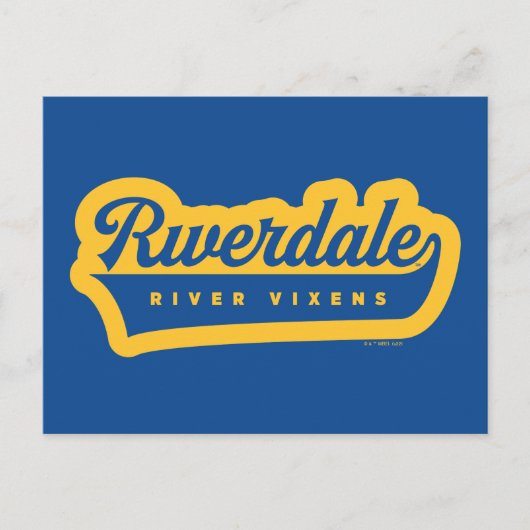 Riverdale de Vixens Logo Briefkaart (Voorkant)
