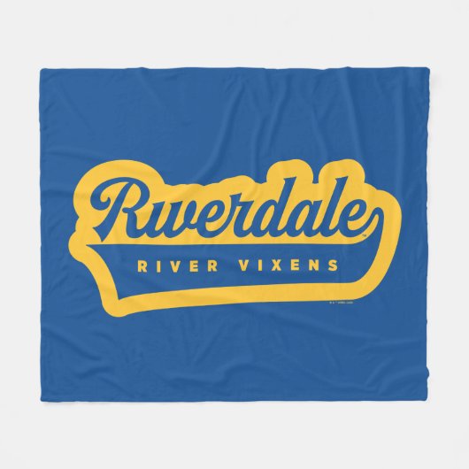 Riverdale de Vixens Logo Fleece Deken (Voorkant (Horizontaal))