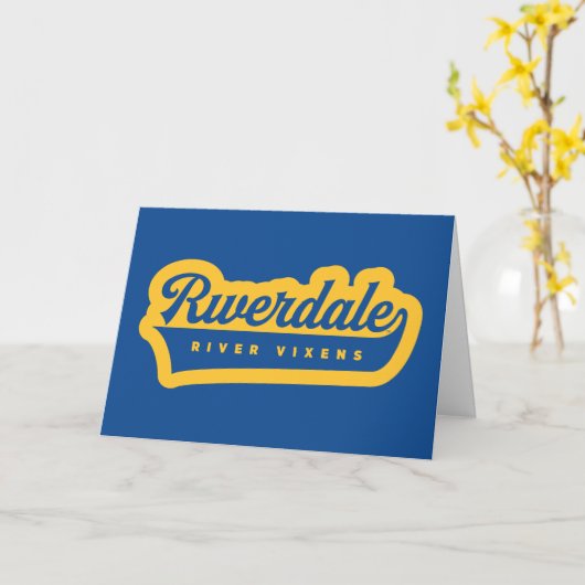 Riverdale de Vixens Logo Kaart (Gele Bloem)
