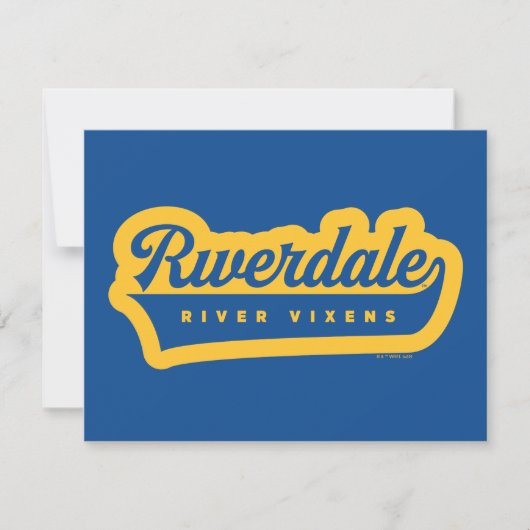 Riverdale de Vixens Logo Notitiekaartje (Voorkant)