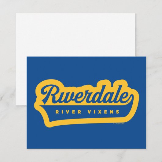 Riverdale de Vixens Logo Notitiekaartje (Voorkant / Achterkant)