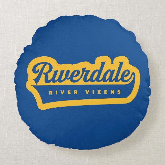 Riverdale de Vixens Logo Rond Kussen (Voorkant)