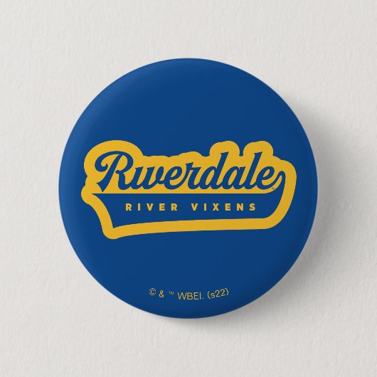 Riverdale de Vixens Logo Ronde Button 5,7 Cm (Voorkant)
