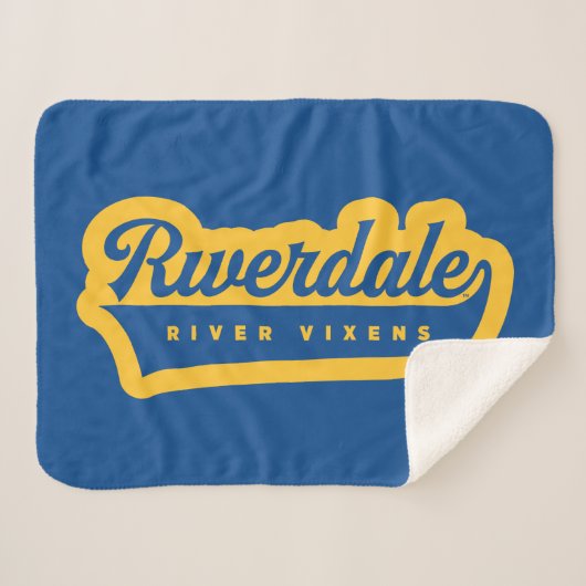 Riverdale de Vixens Logo Sherpa Deken (Voorkant (horizontaal))