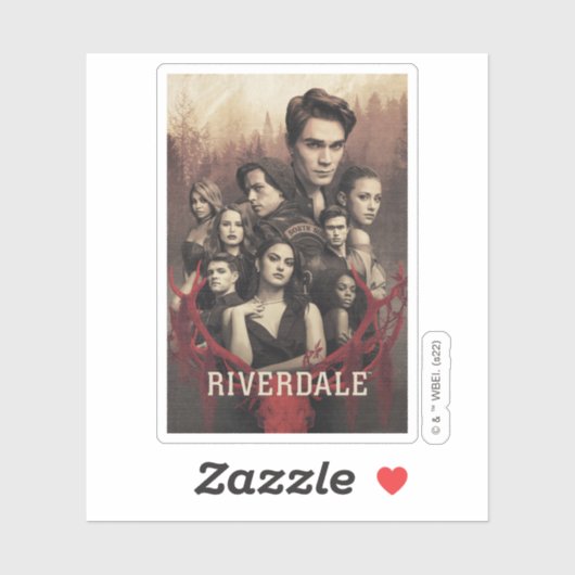 Riverdale Deer Skull Poster Sticker (Vel)