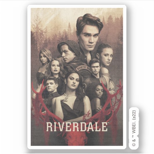Riverdale Deer Skull Poster Sticker (Voorkant)