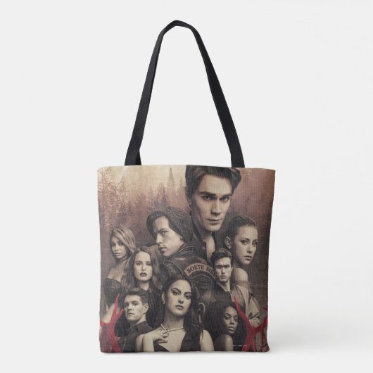 Riverdale Deer Skull Poster Tote Bag (Achterkant)