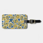 Riverdale Football en Cheer Pattern Bagagelabel (Voorkant horizontaal)