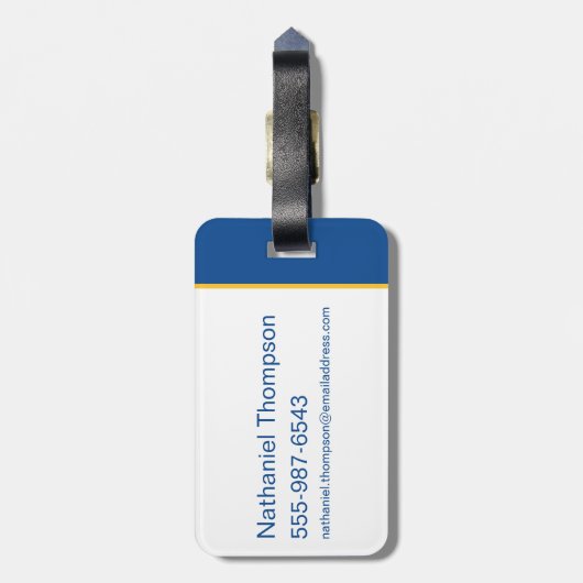 Riverdale Football en Cheer Pattern Bagagelabel (Achterkant verticaal)