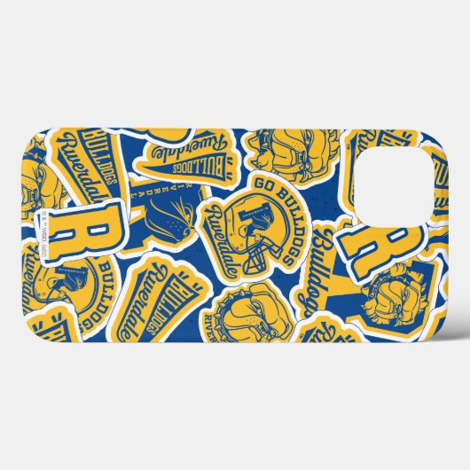 Riverdale Football en Cheer Pattern Case-Mate iPhone Case (Achterkant (horizontaal))
