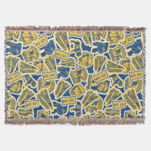 Riverdale Football en Cheer Pattern Deken (Voorkant)