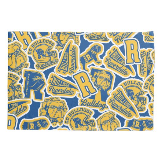 Riverdale Football en Cheer Pattern Kussensloop (Achterkant)